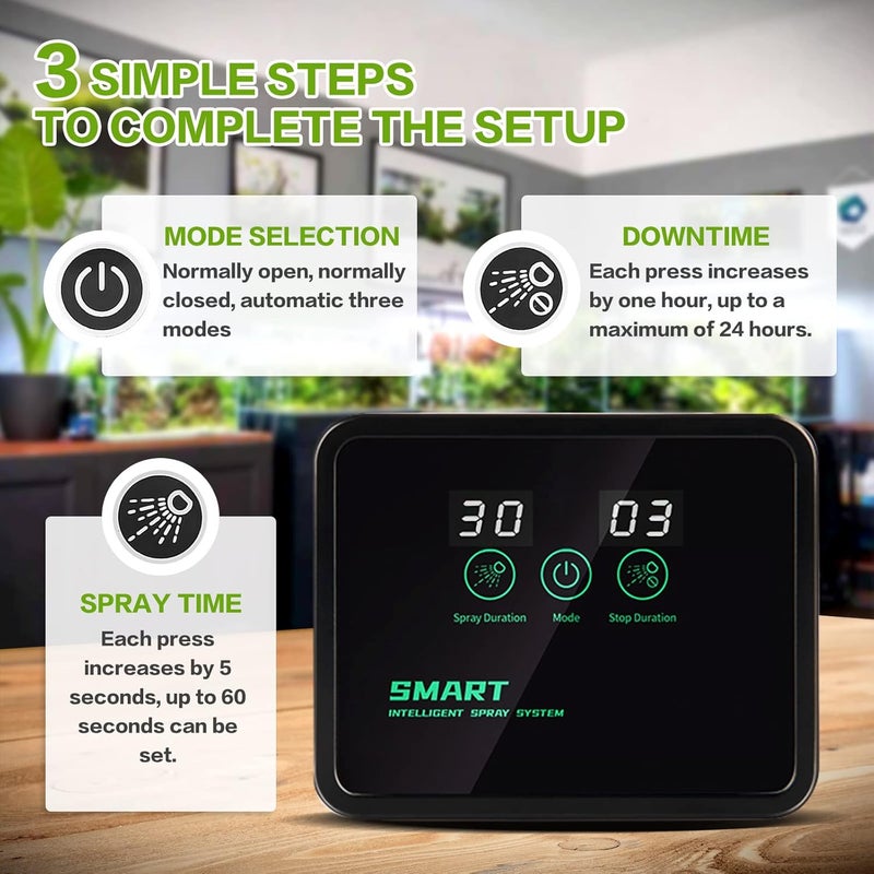 MYGIIKAKA Reptile Fogger Automatic Reptile Mister Fogger for Terrarium, Timed Terrariums Humidifiers for Chameleon/Lizard/Snake/Turtle/Frog - Image 3